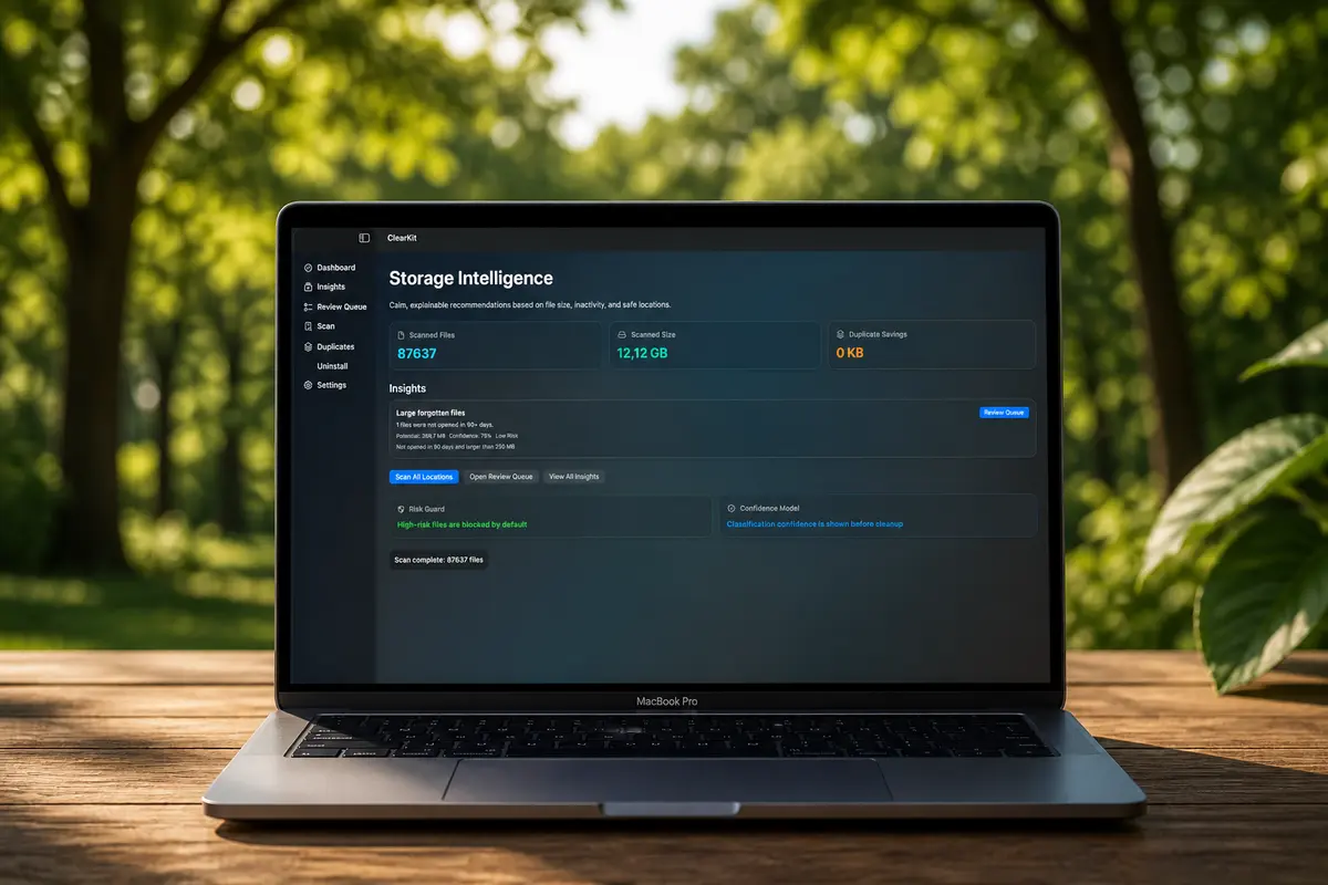 ClearKit Mac App Interface
